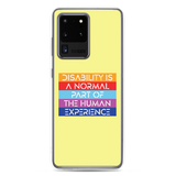 Disability is a Normal Part of the Human Experience (Pattern) Samsung Case