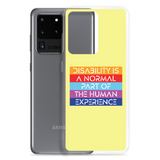 Disability is a Normal Part of the Human Experience (Pattern) Samsung Case