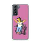 Esperanza From Raising Dion (Yellow Cartoon) Not All Actors Use Stairs Pink Samsung Case