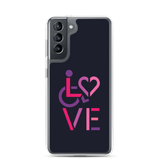 LOVE (for the Special Needs Community) Samsung Case Stacked Design 2 of 3