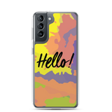 Hello! (Friendly) Colorful Samsung Case