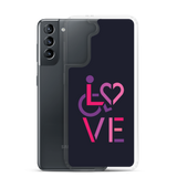 LOVE (for the Special Needs Community) Samsung Case Stacked Design 2 of 3