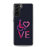LOVE (for the Special Needs Community) Samsung Case Stacked Design 2 of 3
