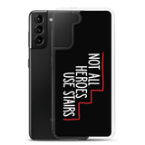 Not All Heroes Use Stairs (Black Samsung Case)