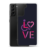 LOVE (for the Special Needs Community) Samsung Case Stacked Design 2 of 3