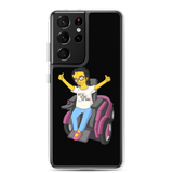 Esperanza From Raising Dion (Yellow Cartoon) Not All Actors Use Stairs Black Samsung Case