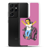Esperanza From Raising Dion (Yellow Cartoon) Not All Actors Use Stairs Pink Samsung Case