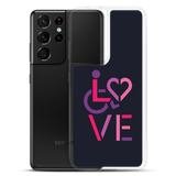 LOVE (for the Special Needs Community) Samsung Case Stacked Design 2 of 3