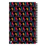 Normal is a Myth (Bigfoot, Mermaid, Unicorn & Loch Ness Monster Pattern) Spiral notebook