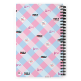 Disability Themed Small Patchwork (Spiral notebook) Pastel Colors