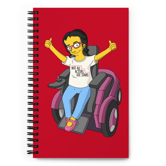 Esperanza From Raising Dion (Yellow Cartoon) ShirtSpiral Notebook
