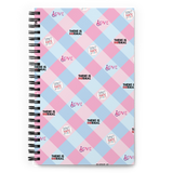 Disability Themed Small Patchwork (Spiral notebook) Pastel Colors