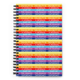 Disability is a Normal Part of the Human Experience (Pattern) Spiral Notebook