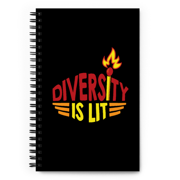 Diversity is Lit (Spiral Notebook)