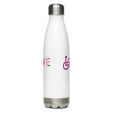 Love for the Disability Community Stainless Steel Water Bottle