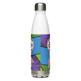 Hollywood Ableism: Person + Disability = Villain (Water Bottle Comic Pattern)