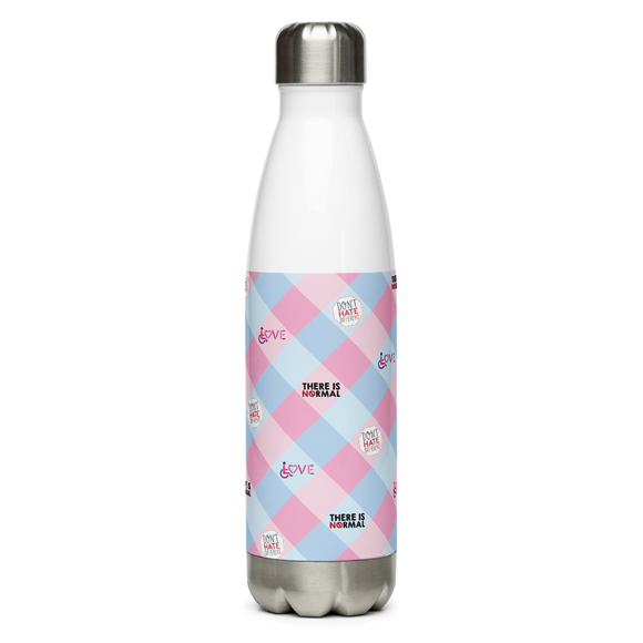 Disability Themed Small Patchwork (Stainless Steel Water Bottle)