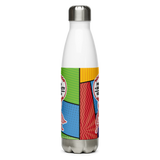 Hollywood Ableism: Person + Disability = Villain (Water Bottle Comic Pattern)