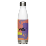 Hello! (Friendly) Colorful Stainless Steel Water Bottle