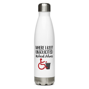 Unsolicited Medical Advice (Stainless Steel Water Bottle)