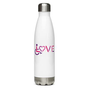 Love for the Disability Community Stainless Steel Water Bottle