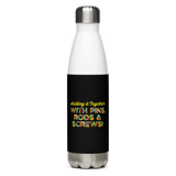 Holding It Together with Pins, Rods & Screws (Stainless Steel Water Bottle)