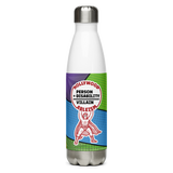 Hollywood Ableism: Person + Disability = Villain (Water Bottle Comic Pattern)
