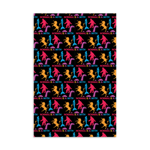 Normal is a Myth (Bigfoot, Mermaid, Unicorn & Loch Ness Monster Pattern) 2 Bookmarks
