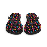 Normal is a Myth (Bigfoot, Mermaid, Unicorn & Loch Ness Monster Pattern) Flip-Flops