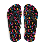 Normal is a Myth (Bigfoot, Mermaid, Unicorn & Loch Ness Monster Pattern) Flip-Flops