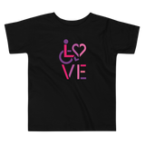 LOVE (for the Special Needs Community) Kid's T-Shirt Stacked Design 2 of 3