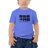 See Me Not My Disability (Halftone) Kid's T-Shirt