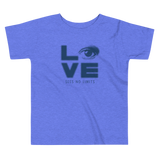 Love Sees No Limits (Halftone Stacked Design, Kid's T-Shirt)