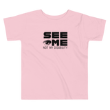 See Me Not My Disability (Halftone) Kid's T-Shirt