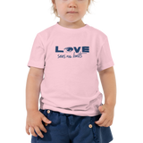 Love Sees No Limits (Halftone Design, Kid's T-Shirt)