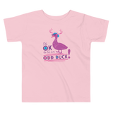 It's OK to be an Odd Duck! Kid's T-Shirt (Girls Colors)