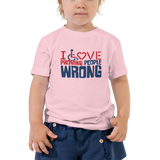 I Love Proving People Wrong (Kid's T-Shirt 2 Color Version)
