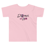 Different Does Not Equal Less (As Seen on Netflix's Raising Dion) Kid's T-Shirt