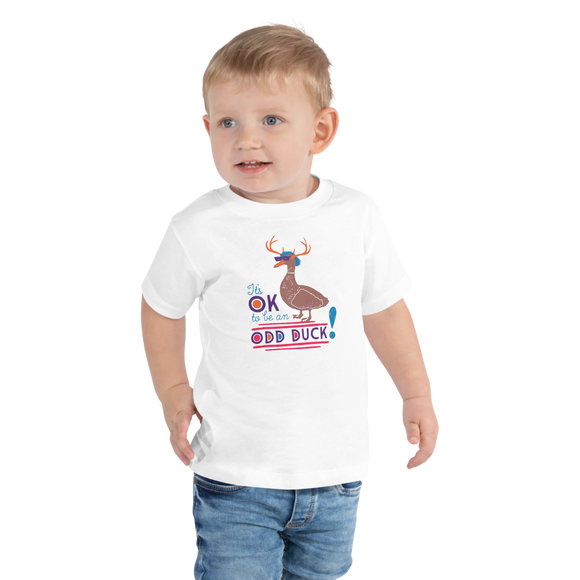 It's OK to be an Odd Duck! Kid's T-Shirt (Boy's Colors)