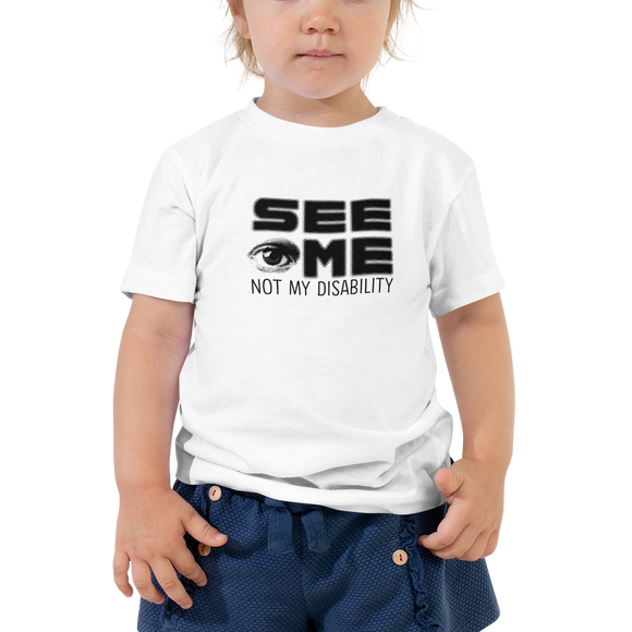 See Me Not My Disability (Halftone) Kid's T-Shirt