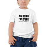 See Me Not My Disability (Halftone) Kid's T-Shirt