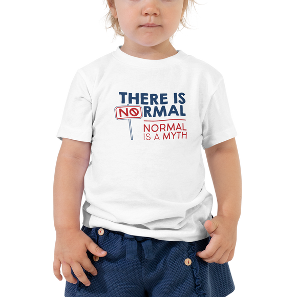 There is No Normal (Kid's White T-Shirt)