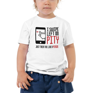 I Swipe Left on Pity (Kid's T-Shirt)
