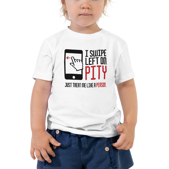 I Swipe Left on Pity (Kid's T-Shirt)