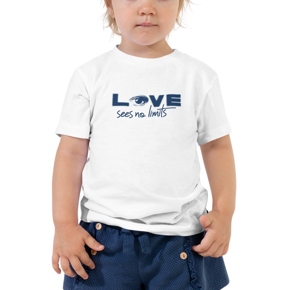 Love Sees No Limits (Halftone Design, Kid's T-Shirt)