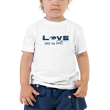 Love Sees No Limits (Halftone Design, Kid's T-Shirt)