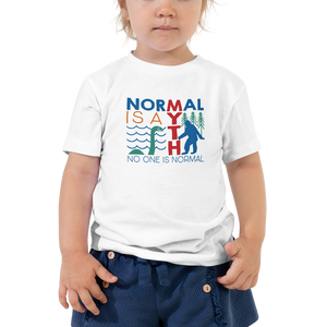 Normal is a Myth (Bigfoot & Loch Ness Monster) Kid's T-Shirt