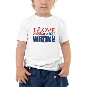 I Love Proving People Wrong (Kid's T-Shirt 2 Color Version)