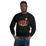 Diversity is Lit (Unisex Sweatshirt)