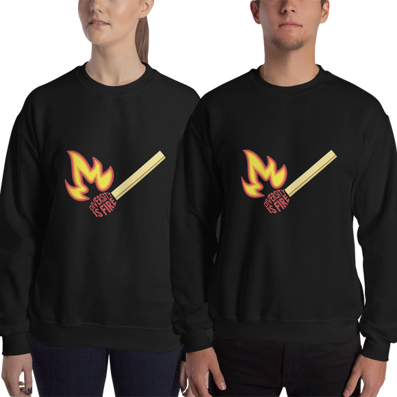 Diversity is Fire (Big Match Design) Unisex Sweatshirt